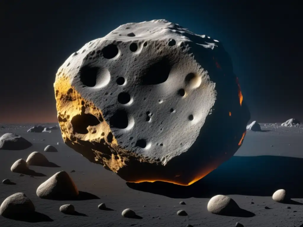 A stunning photorealistic image of asteroid Ida may appear isolate, set against a black space backdrop