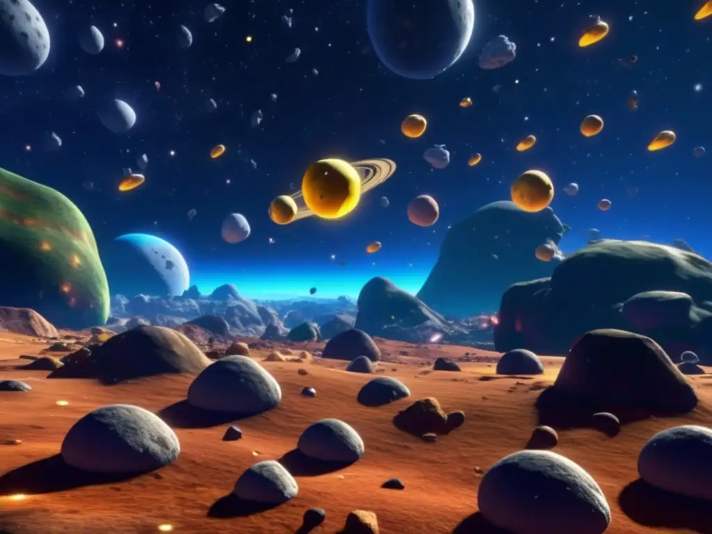 Dive into a mesmerizing asteroid field in 'Super Mario Galaxy