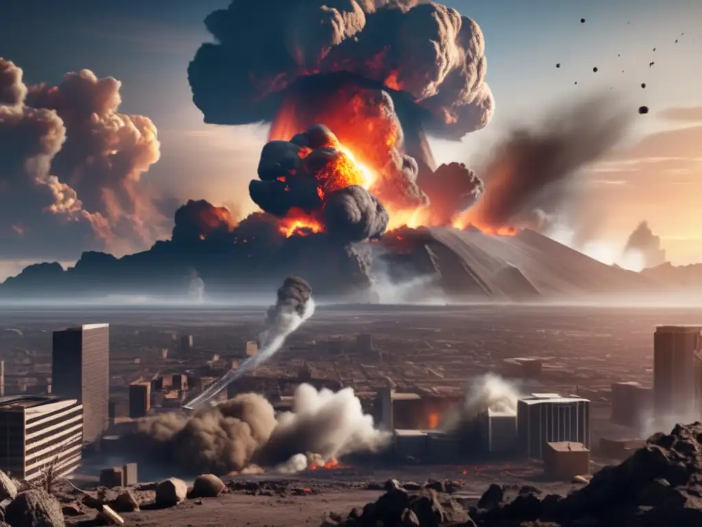 The Aftermath of An Asteroid Impact: Life After The Catastrophe' shows the extensive devastation caused by an asteroid impact on Earth