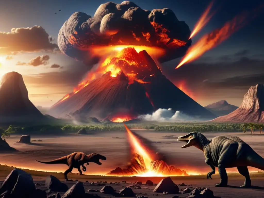 Dash: 'An asteroid impact at the endCretaceous extinction event wreaks havoc on Earth, causing a massive crater and devestating the landscape