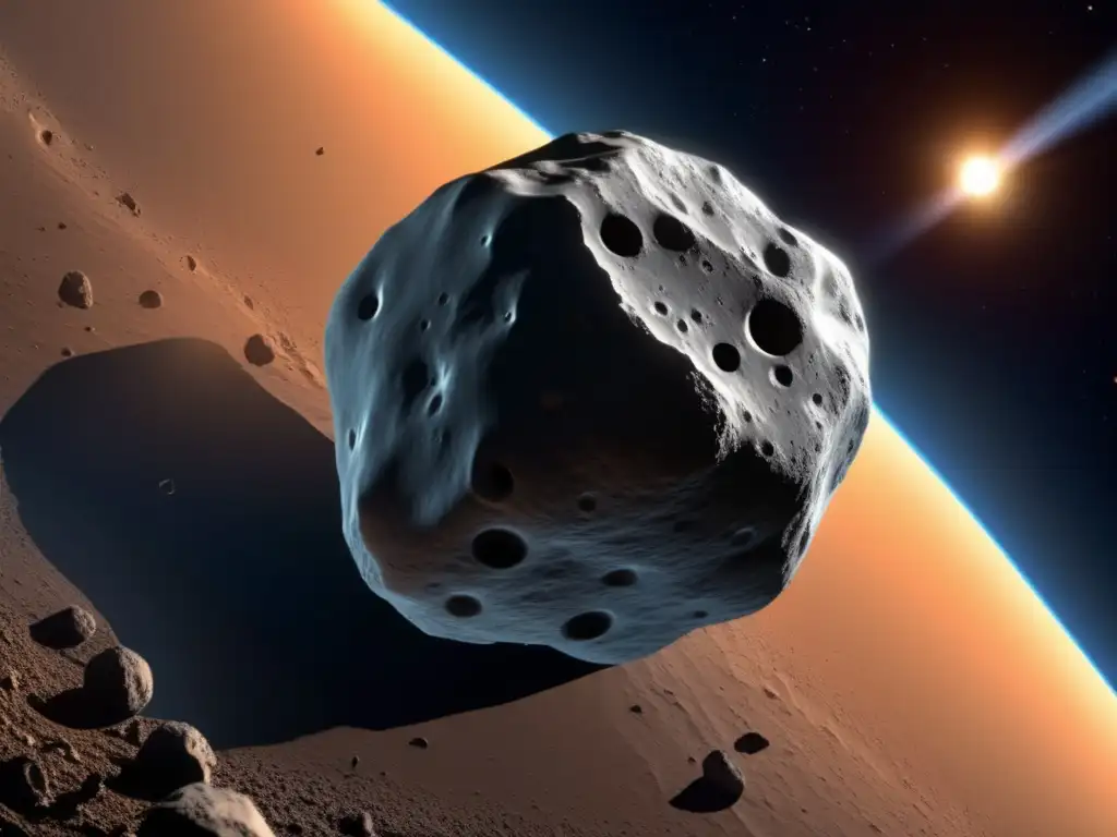 Asteroid Mathilde captured in stunning 8k ultradetailed detail by NASA's NEAR Shoemaker spacecraft