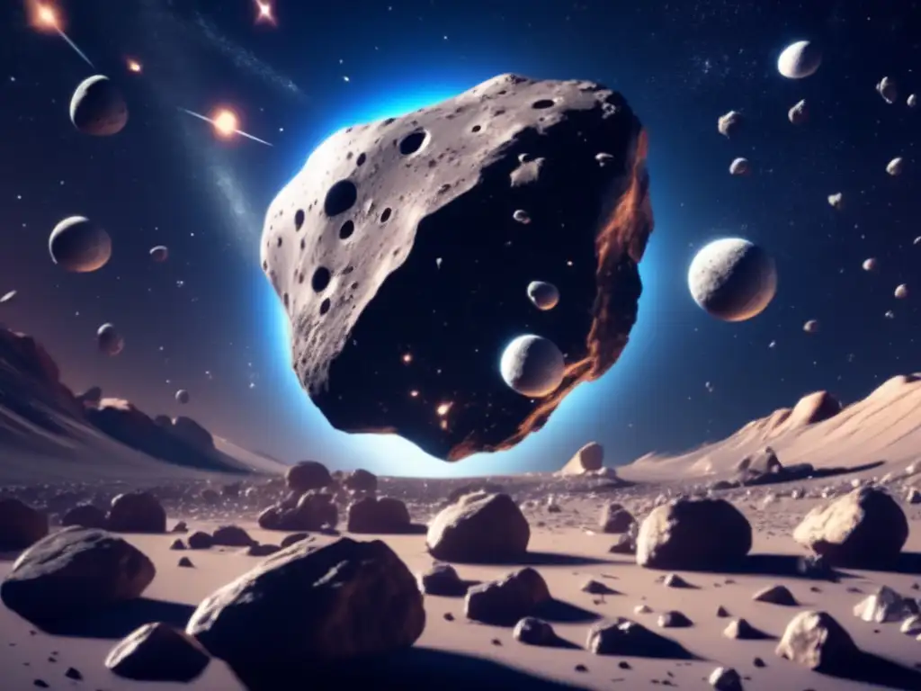 Explore the endless wonders of the cosmos in this stunning 360degree photorealistic animation of an asteroid field in space