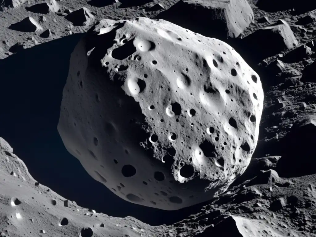 Dash: A high-resolution closeup image of asteroid 162173 Ryugu, taken by NASA's Dawn spacecraft
