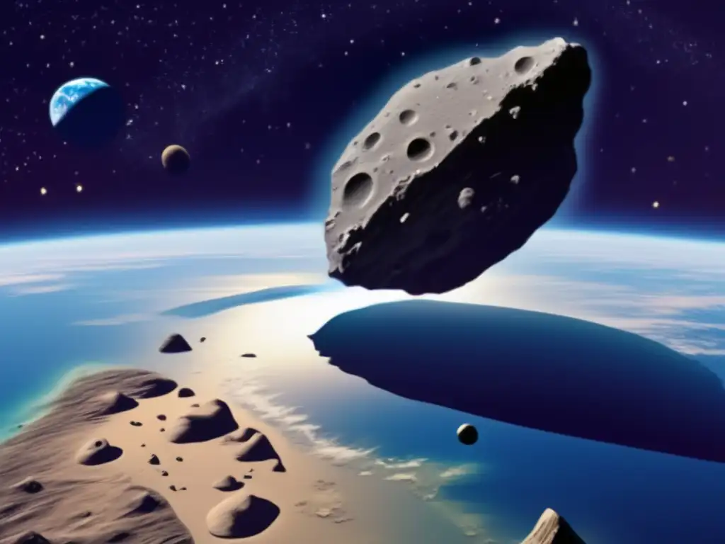 Admire the fascinating close-up of asteroid 2100 Itokawa jumping out of Earth's atmosphere