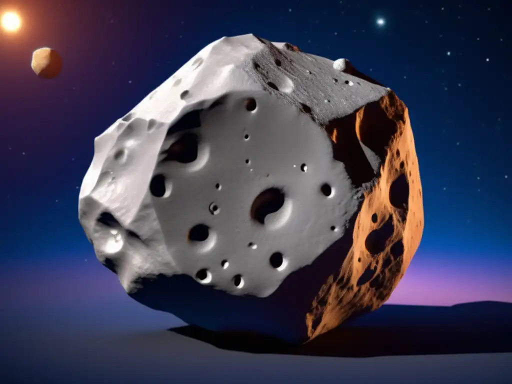 A stunning 3D photorealistic model of asteroid 375ne, showcasing its irregular shape and unique movements