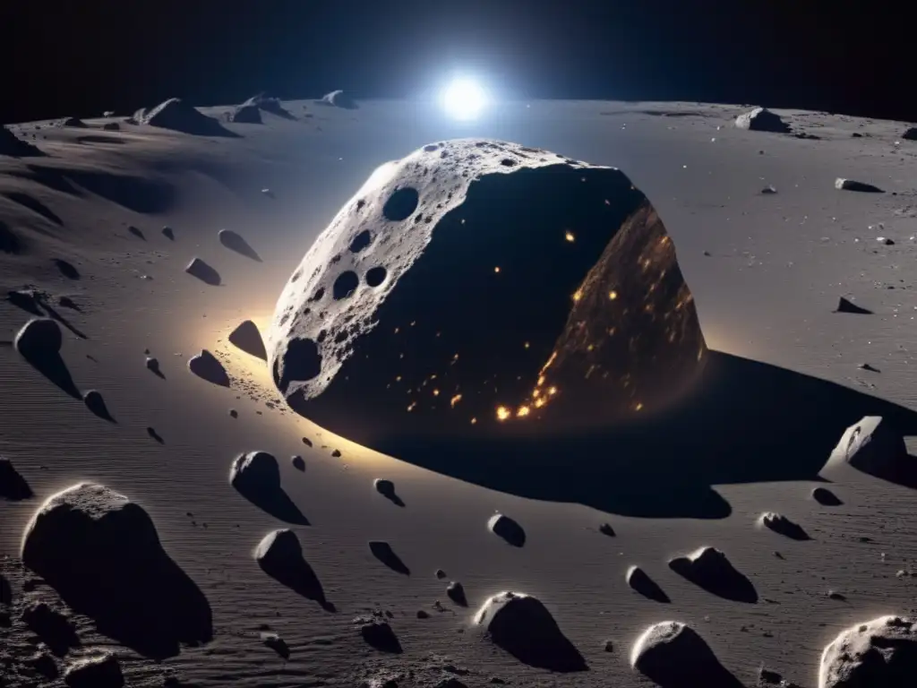 Eerie image of 719 Albert, an asteroid, orbits the sun in high detail and clarity, showcasing its rugged surface and sharp edges