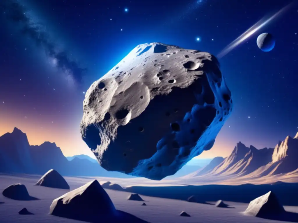 Discover the hidden secrets of Asteroid Creusa with high-resolution photorealistic imagery