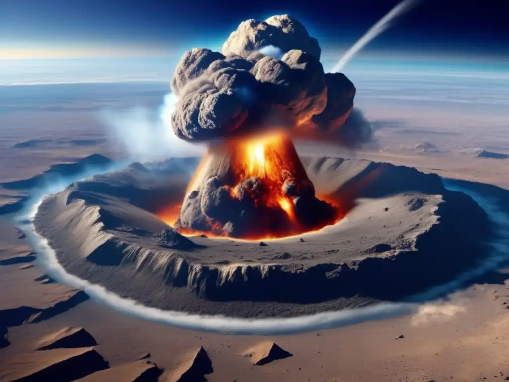 Dash: A photorealistic depiction of an asteroid impact on Earth - coincidence or foresight?