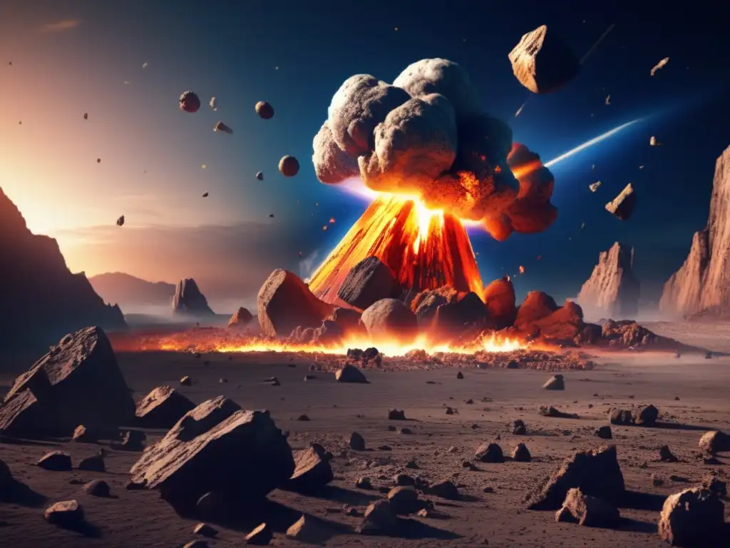 A powerful asteroid's impact on Earth, based on scientific research, forever changed the course of life