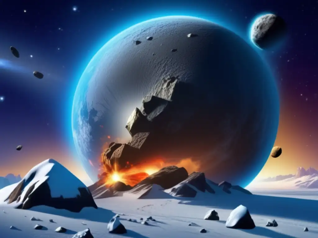 Dash: An ice age collides with the scientific community's waking concern for the potential damage caused by asteroids