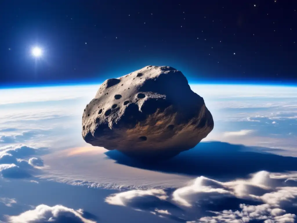 An asteroid hurtles towards Earth, leaving bodies cratered and debris scattered