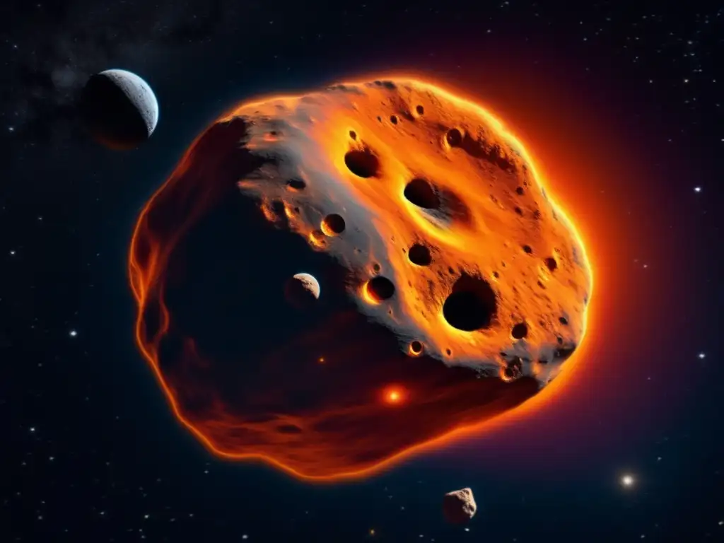 2008 TC3: The Asteroid Foreseen - A celestial body like no other, bright orange with signs of impact: a cosmic forewarning waiting to be discovered