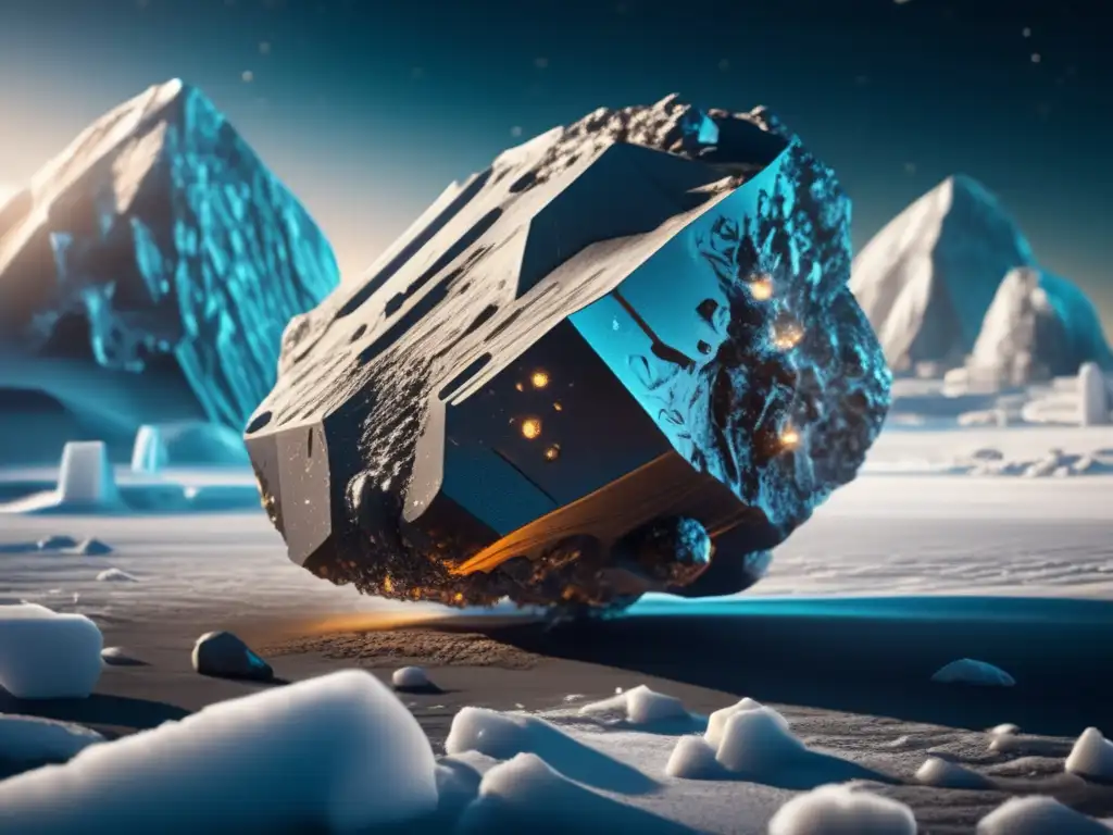 Discover the secrets of the asteroid with our cryomining equipment! Unveil stunning ice formations and intricate admin infrastructure for a successful mining process