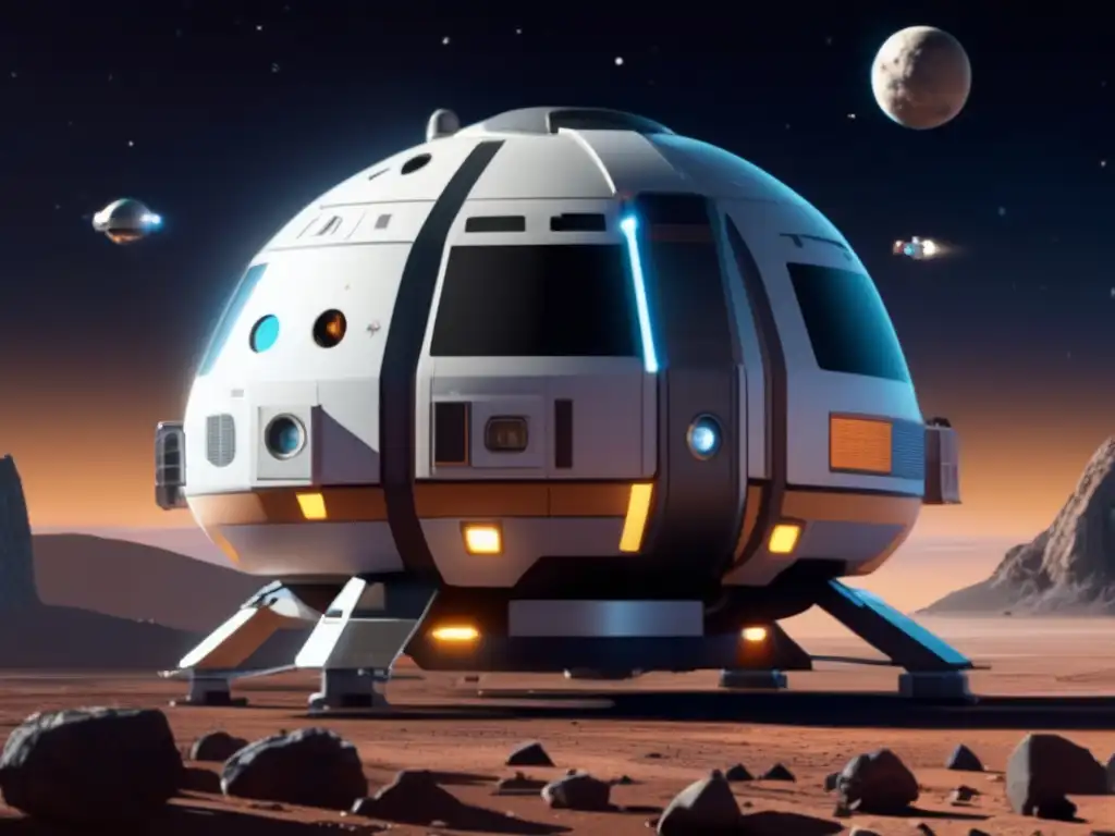 A stunning photorealistic depiction of the Asteroid Space Station from 'WallE'