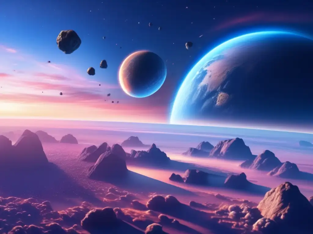 Beautifully captured sunrise on Earth, with subtle blues and pinks