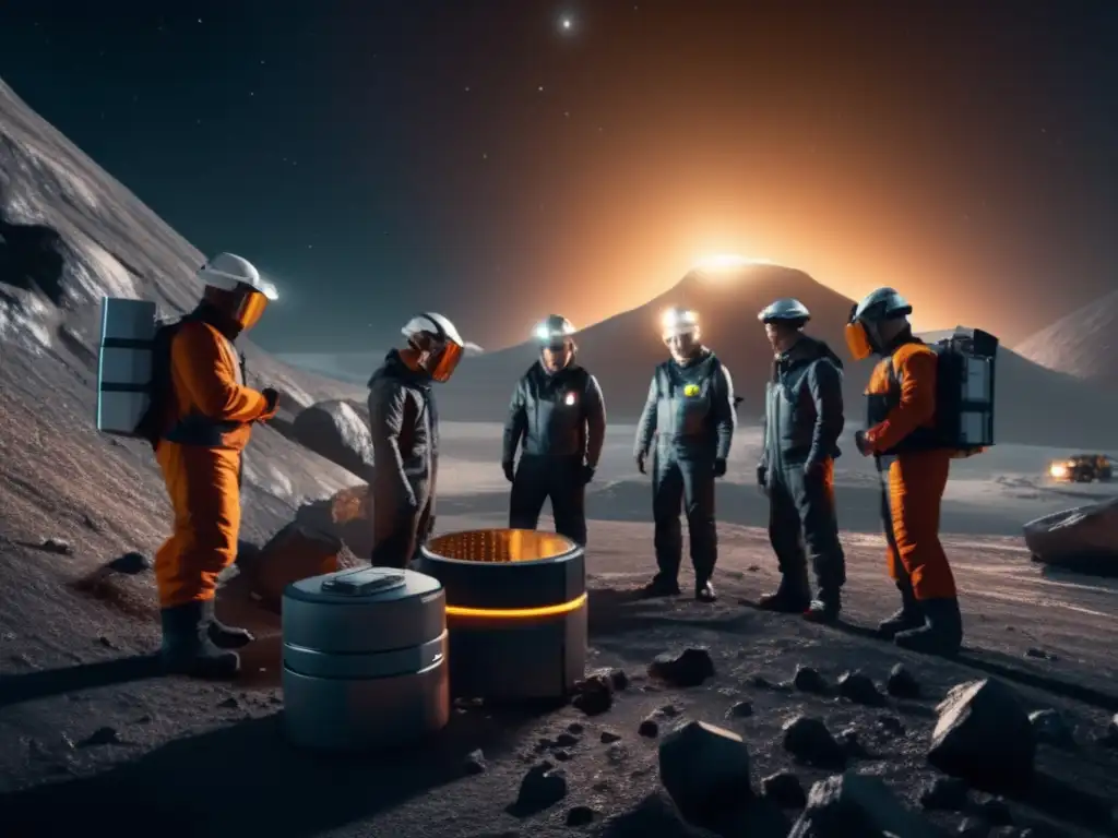 Astrobase Miners Collaborate on Asteroid Mining Operation: Teamwork Unites Scientists and Miners in Harsh, Rocky Environment