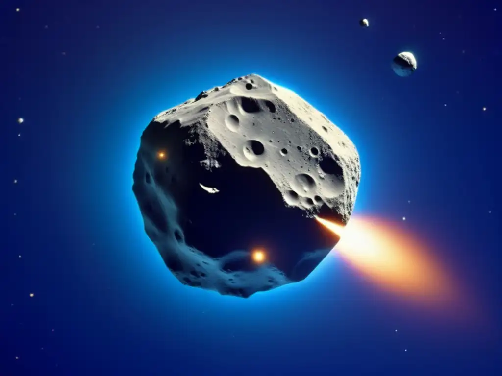 A photorealistic depiction of Asteroid Bellona in its discovery year, 1981