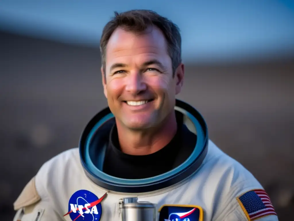 Mattingly's intense gaze at the sample container, tool in hand, as he collects soil samples from Ceres' surface, quelling curiosity and driving scientific discovery