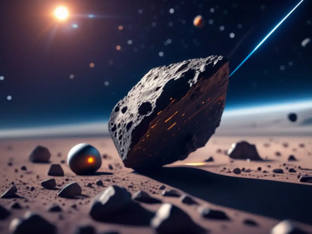A futuristic technology with remarkable scientific precision, designed to detect and deflect asteroids in space