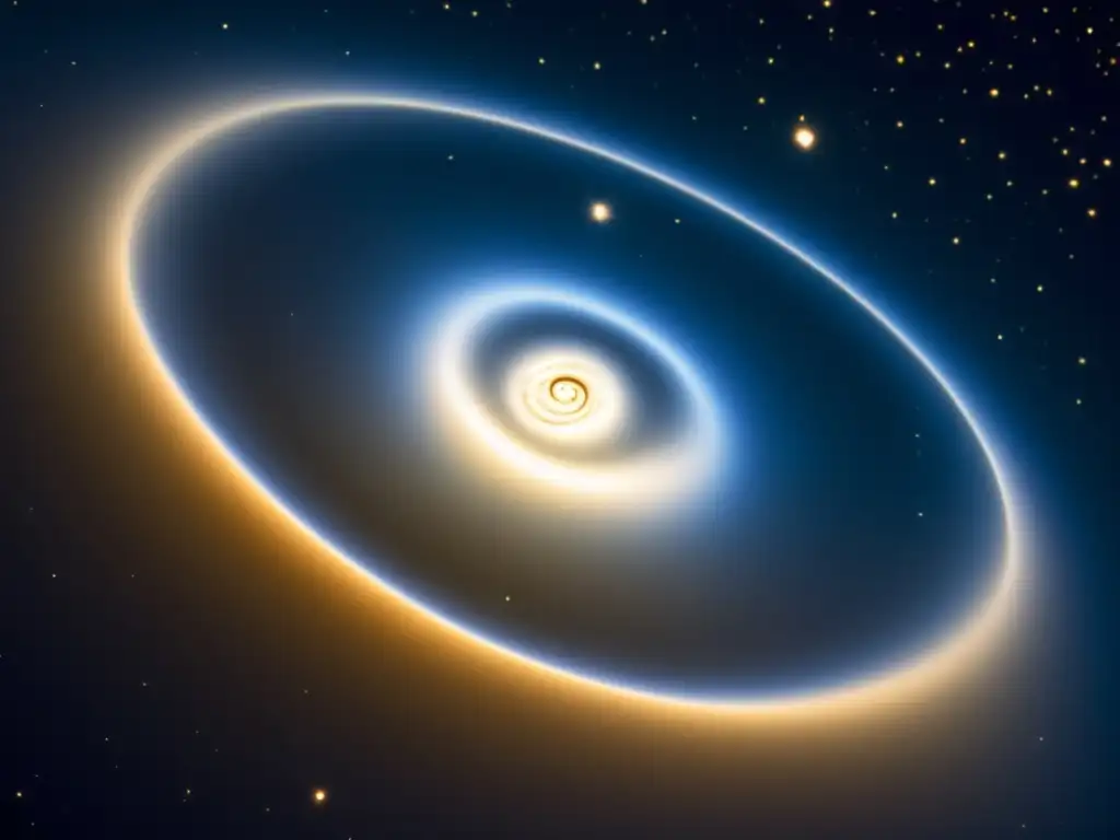 A photorealistic closeup of 1995 SN55 reveals its spiral structure and distinctive conical shape