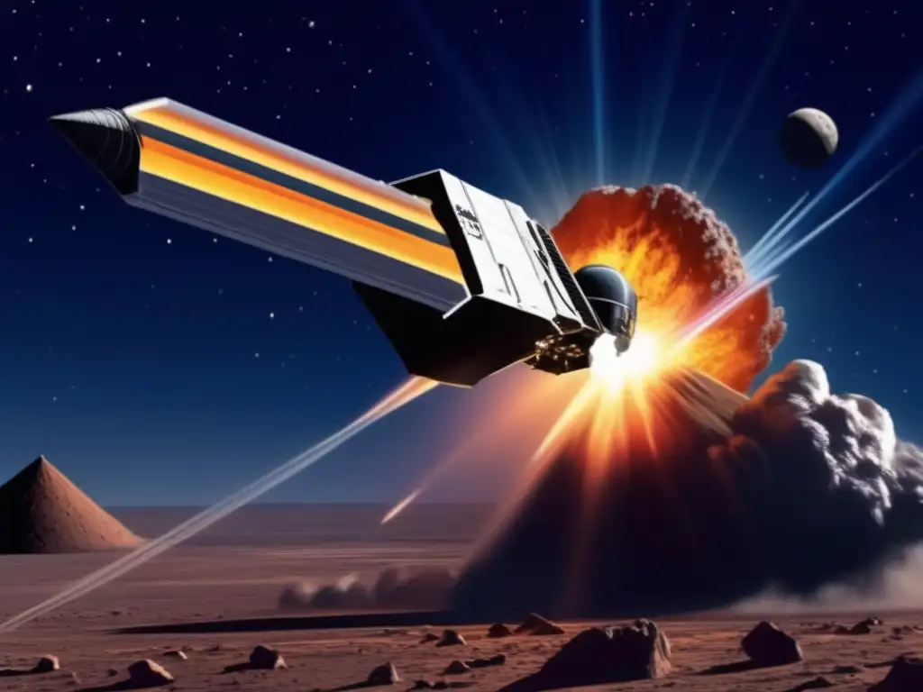 Alan Copeland -- Deep Impact spacecraft being brutally crushed by the comet target in space
