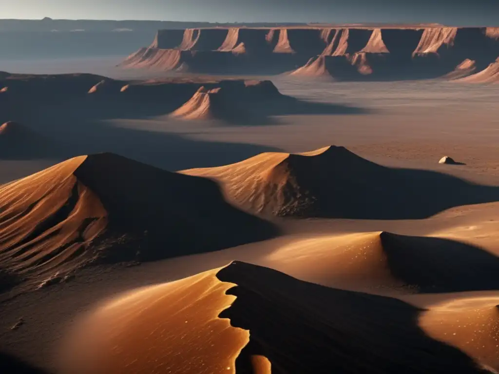 The rugged terrain of Hebe comes alive in stunning detail with craters, canyons, and ridges stretching as far as the eye can see