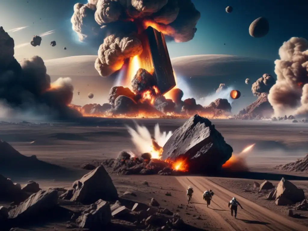 A devastating asteroid impact on Earth, captured in stunning detail and accuracy