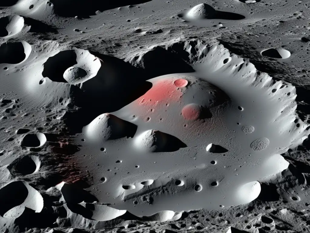 Misenus, the moon's surface, towers in this LRO photograph