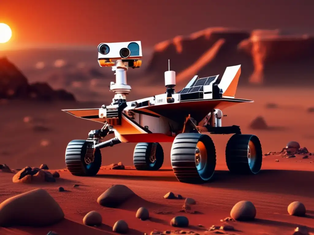 Dash: The Mars rover delves into the barren landscape to uncover hints of life, with every step a precious exploration into the unknown