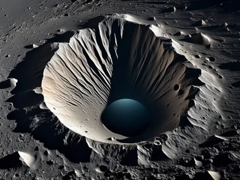 The stunning photograph captures the Tycho Crater on the moon, a sight to behold