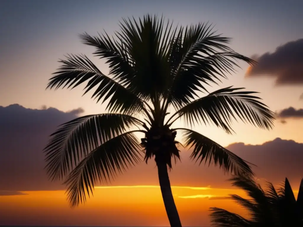 A warm, golden palm trees sway in the soft morning light, ready to protect the world