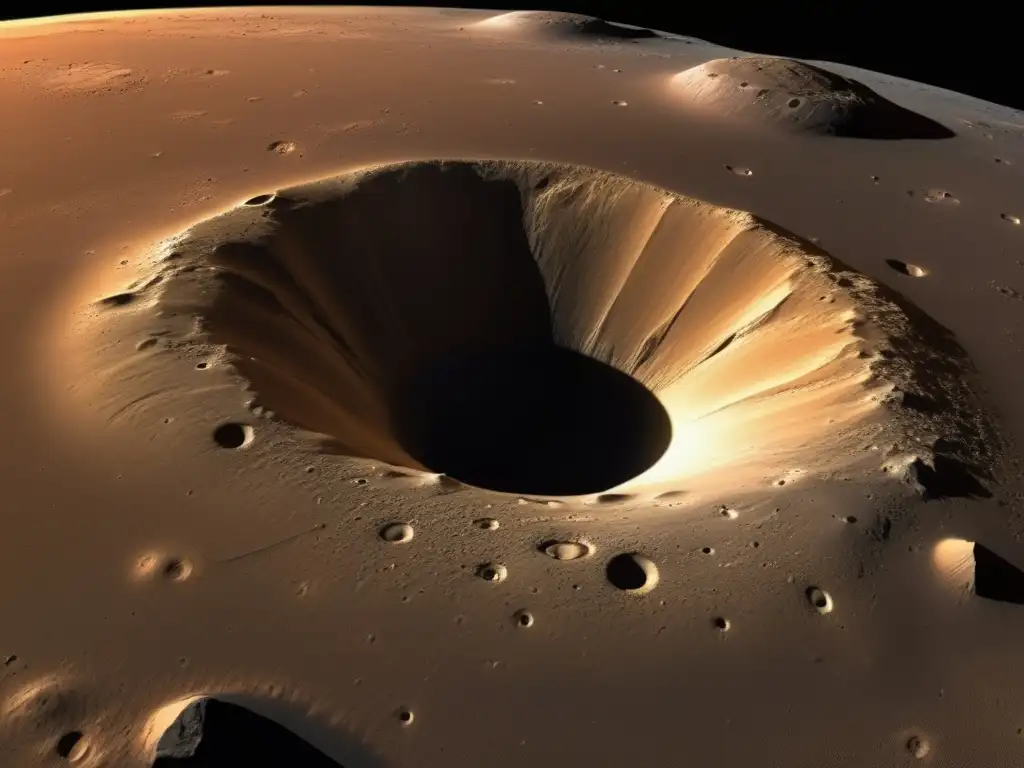 Rhesus, a stark and jagged asteroid orbits around Mars, capturing the attention of astronauts and researchers alike