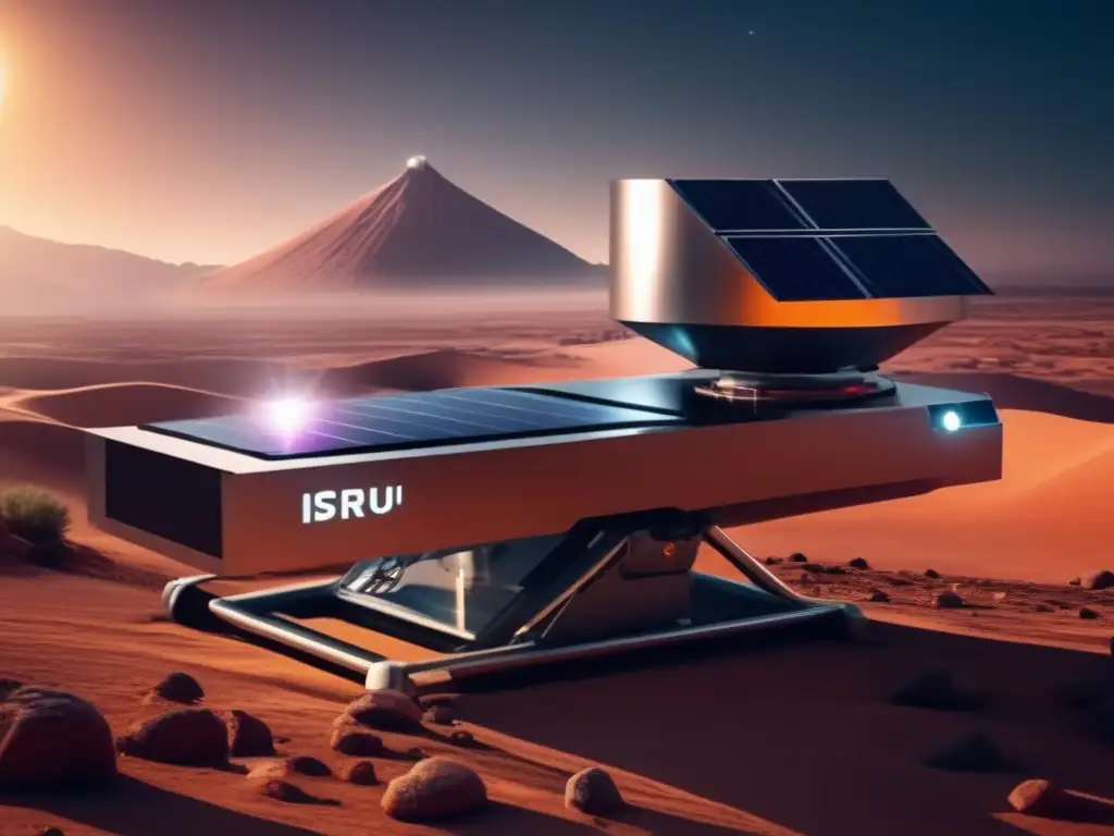 A futuristic startup utilizing cutting-edge technology: ISRU extracts water with a solar oven and robotic arm
