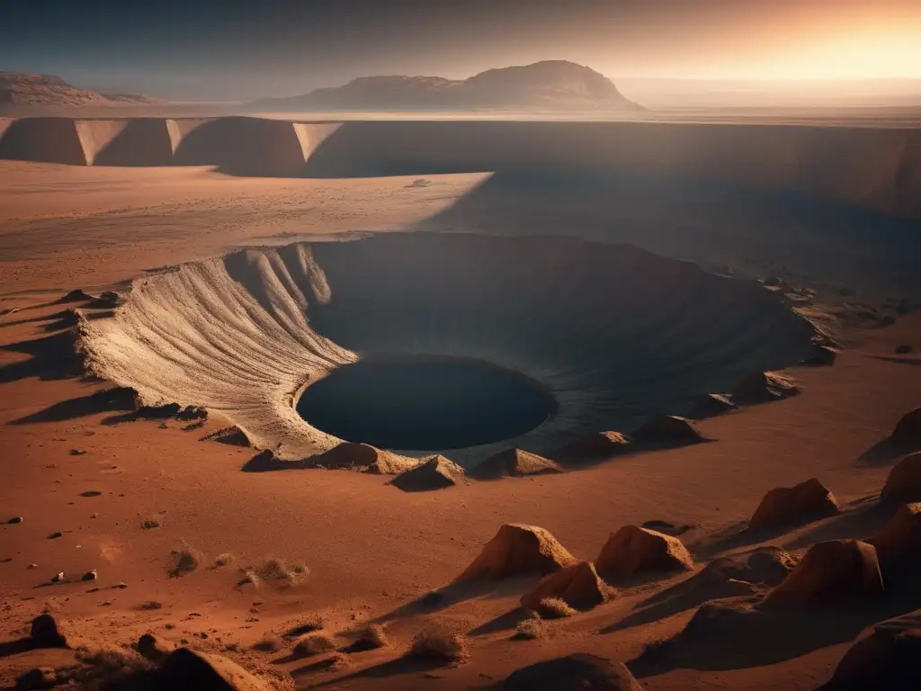 In the depths of the Earth lies a barren wasteland, home to an underground crater